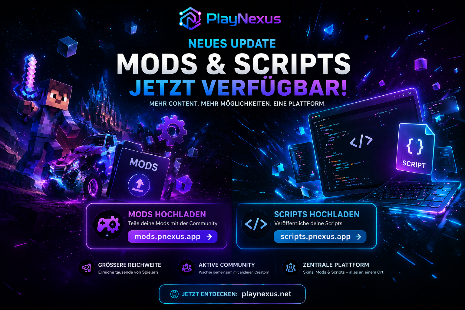 🚀 Neues Update bei PlayNexus